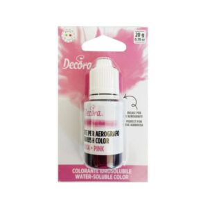 Decora Wateroplosbare / Airbrush Kleurstof Roze - 20 g