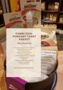 Combi deal: Fondant taart pakket