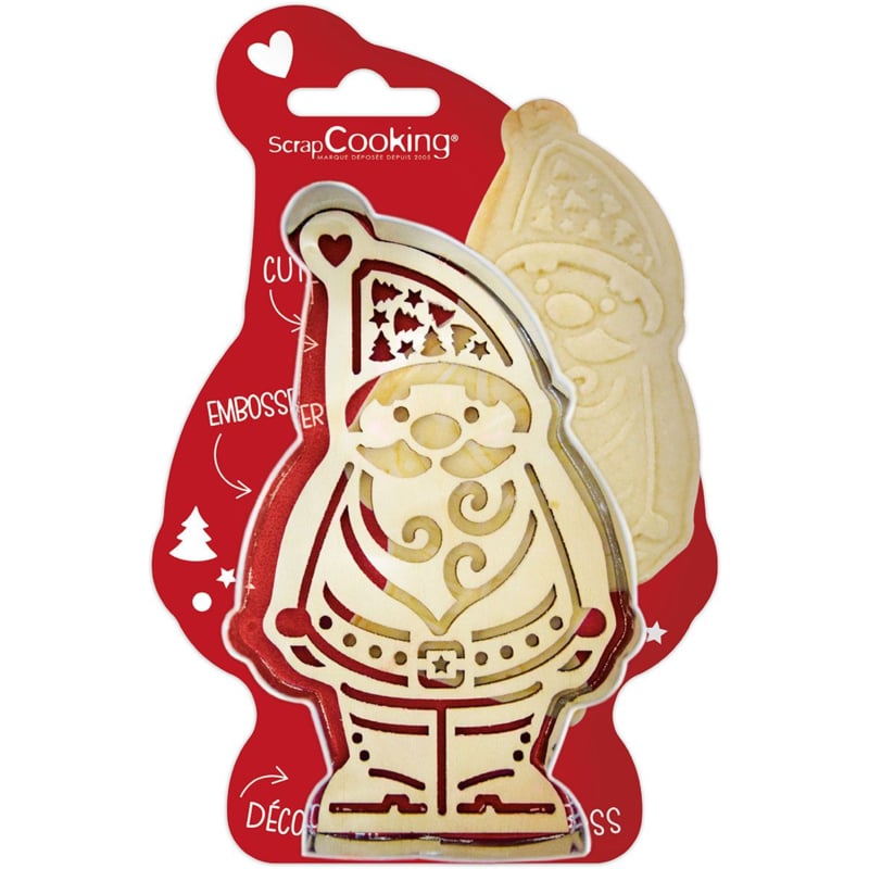 Kerstman uitstekers & Embossers Set