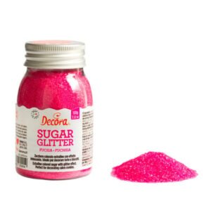 Decora Glitter Suiker Roze - 100 g