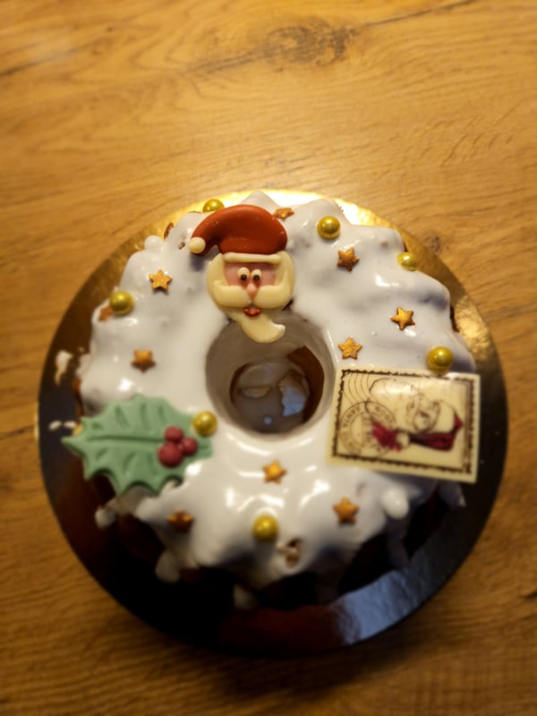 Kerst Cake Pakket Amandel Winter Wonder - Afbeelding 2