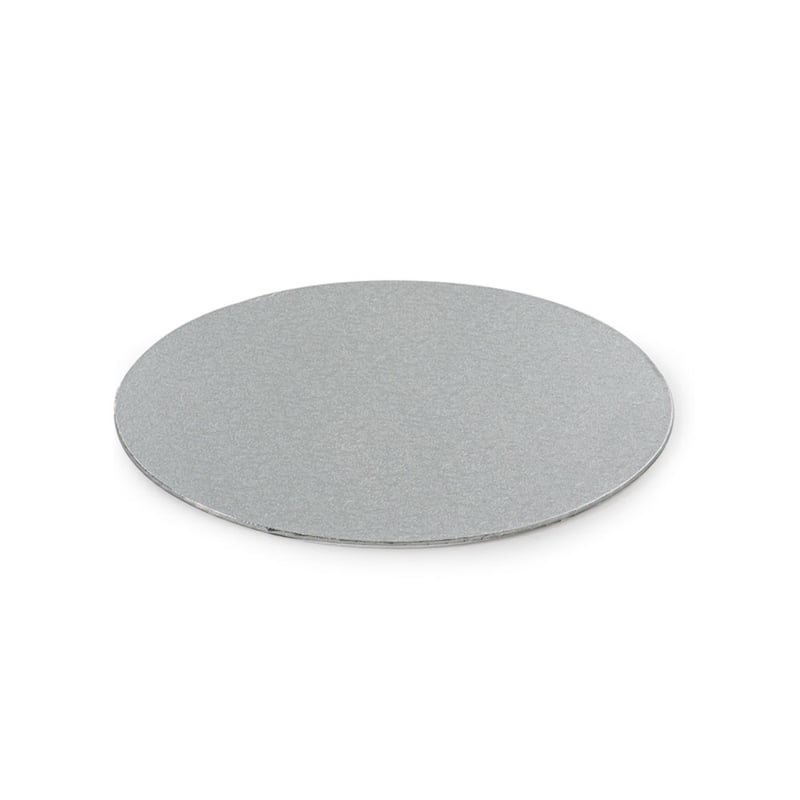 Cake Board Rond Zilver 25 cm