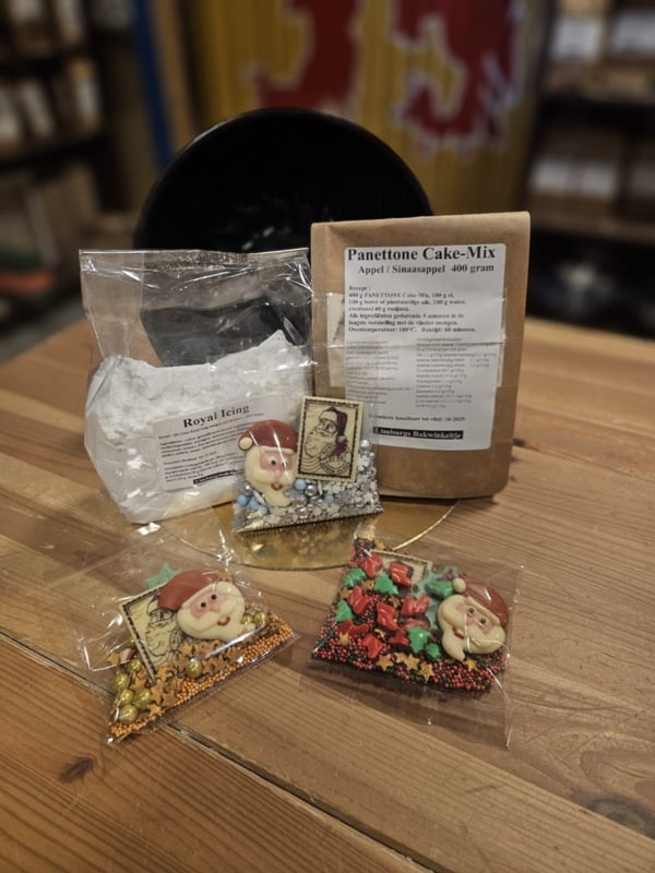 Kerst Cake Pakket Amandel Winter Wonder