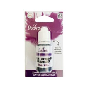Decora wateroplosbare / Airbrush Kleurstof Paars - 20 g