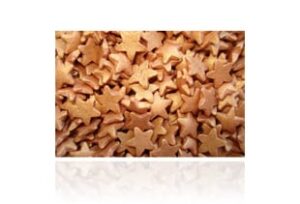 sterretjes goud met coating 100 gram