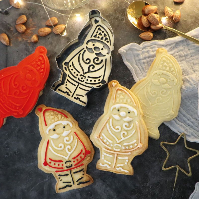 Kerstman uitstekers & Embossers Set - Afbeelding 2