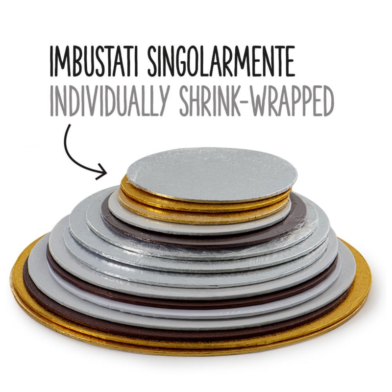 Cake Board Rond Zilver 25 cm - Afbeelding 3