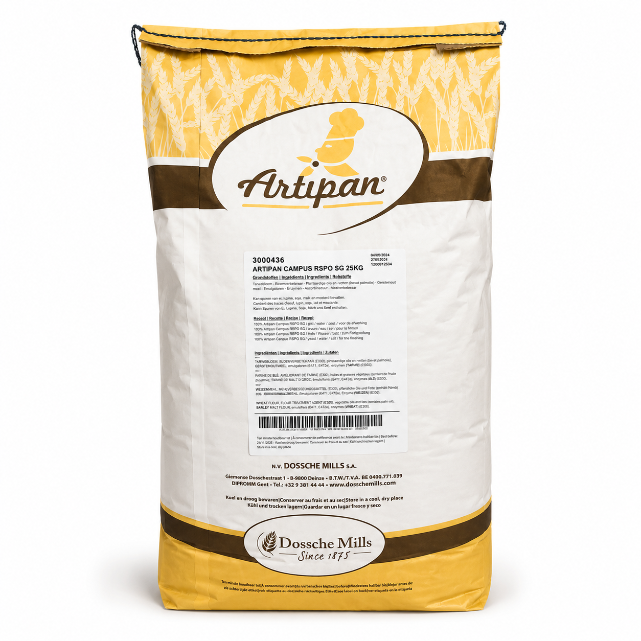 Dossche Mills Campus Broodmeel - 25 kg