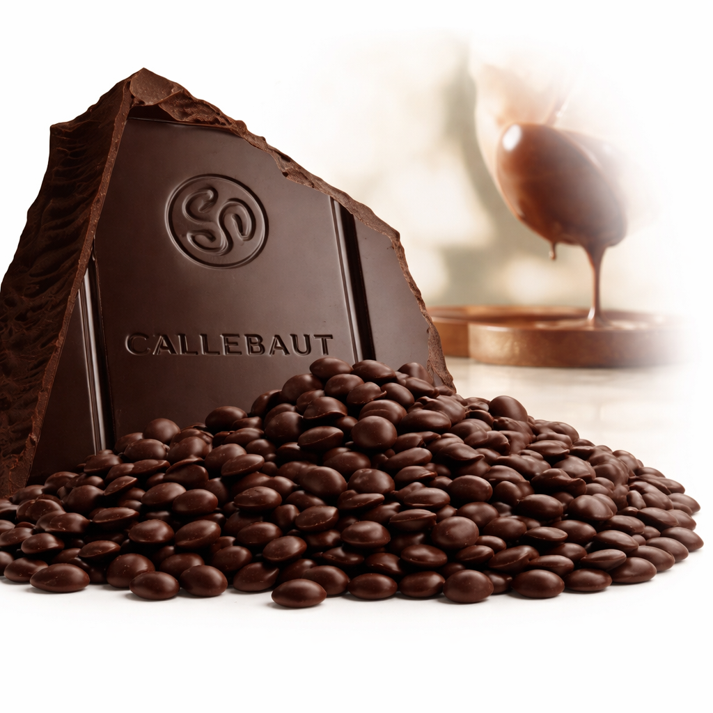 Callebaut Chocolade Callets Puur - 10 Kg - Limburgs Bakwinkeltje