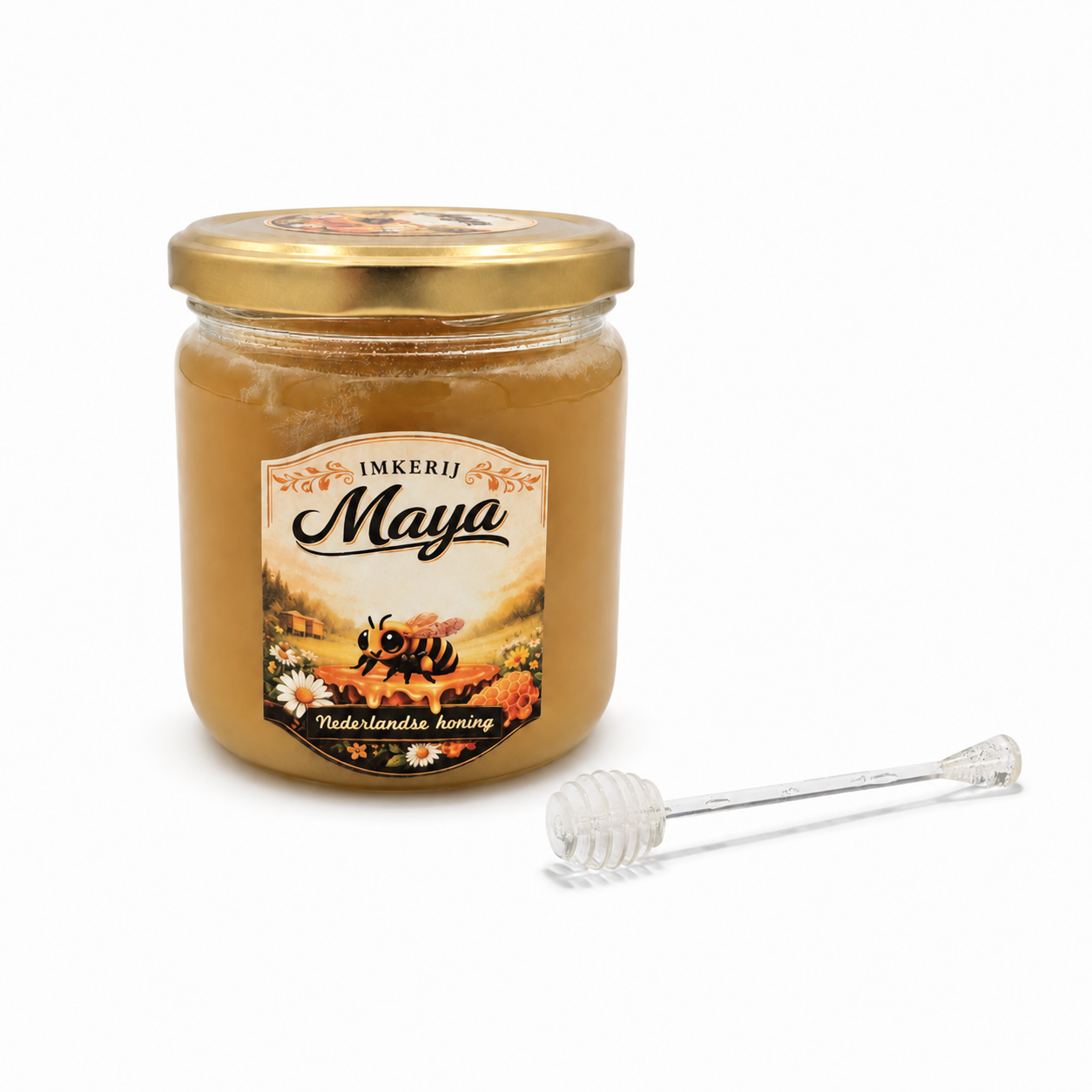 Lokale Honing 450 Gram + Dipper