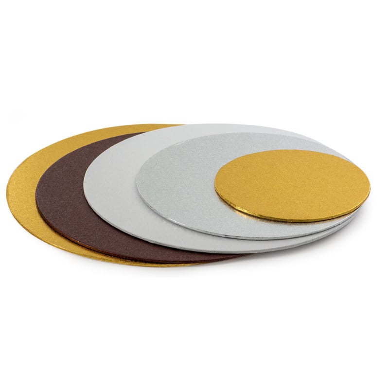 Cake Board Rond Zilver 20 cm (10) - Afbeelding 2