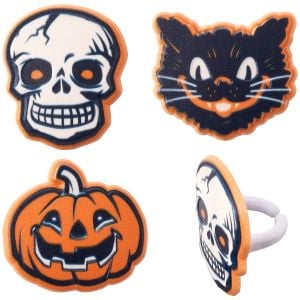 Vintage Halloween (Cupcake) Ringen 12st.