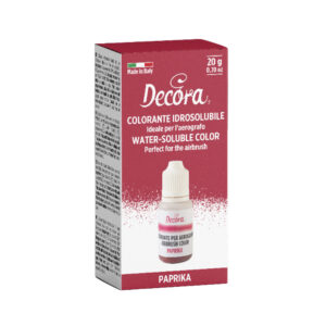 Decora Wateroplosbare /  Airbrush Kleurstof Metallic Paprika - 20 g