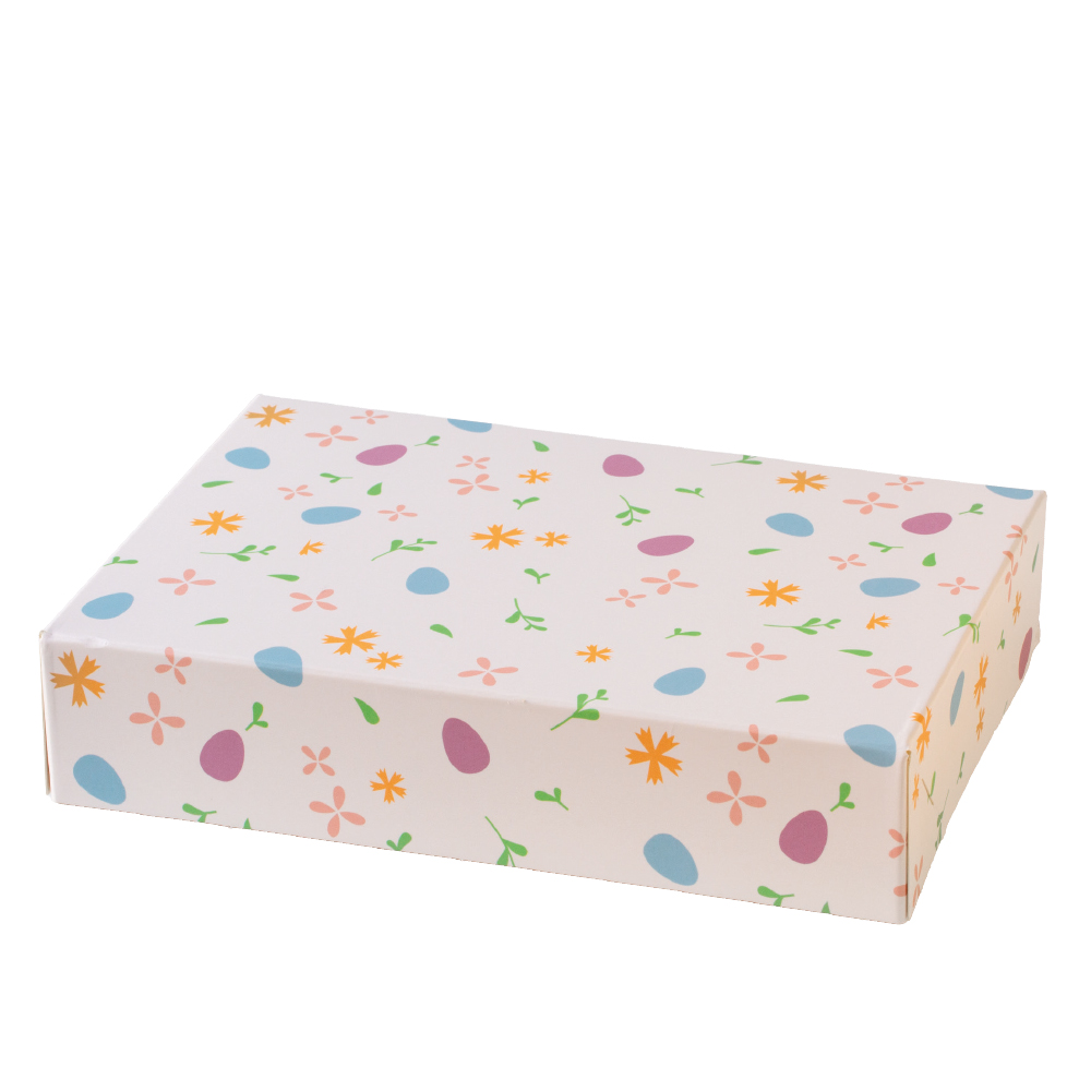 Decora Gebaksdoos bloemen en eieren 23 x 16 x 5 cm
