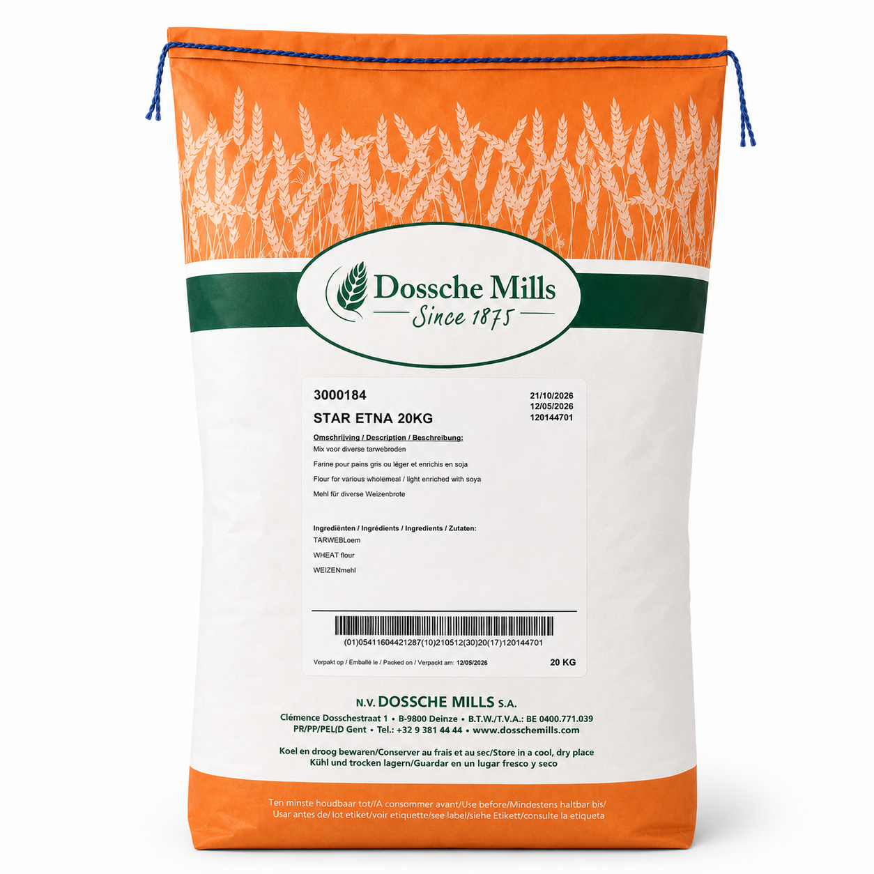 Dossche Mills Etna / Boeren Cakemix - 20 Kg
