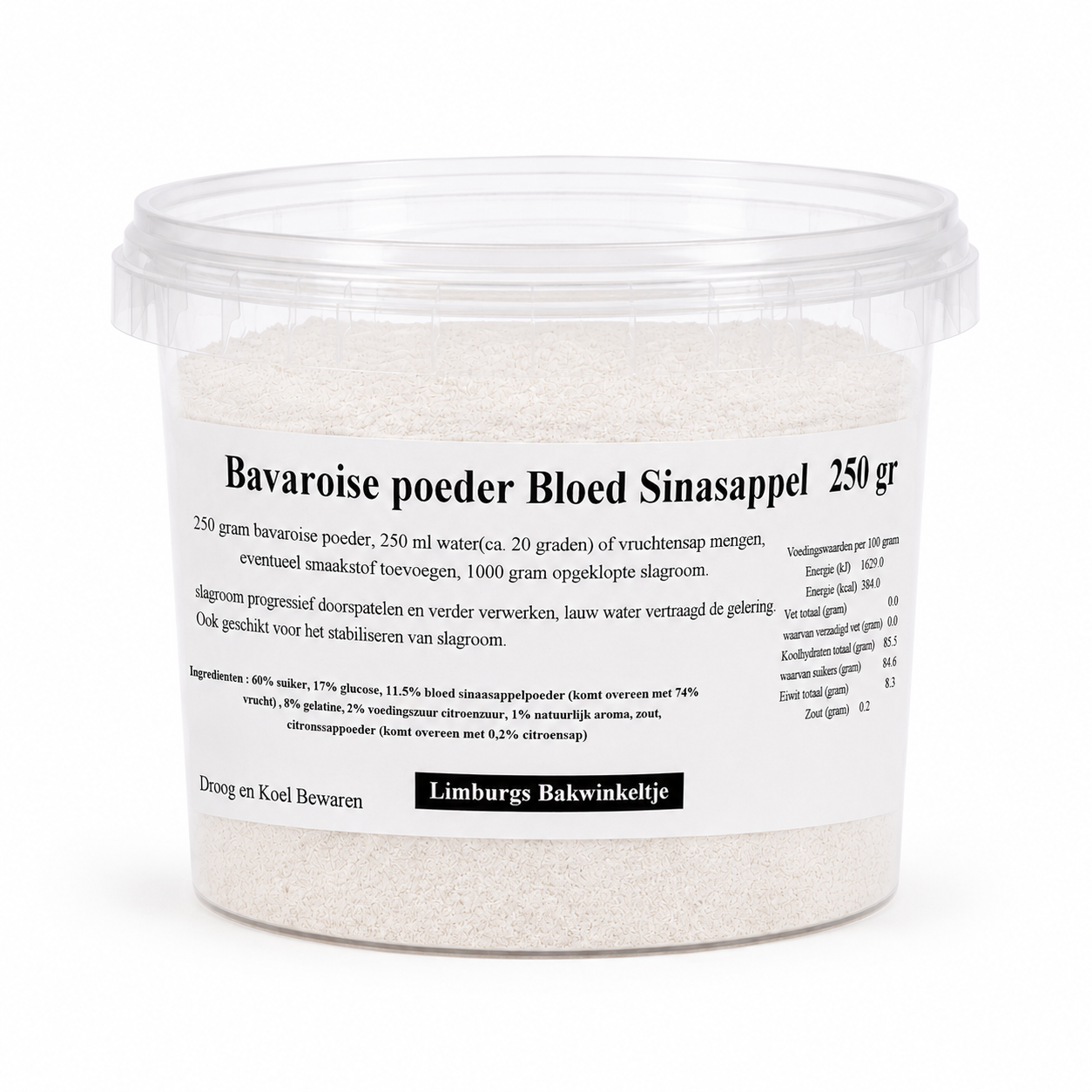 Bavaroise Poeder Bloed Sinasappel – 250 g