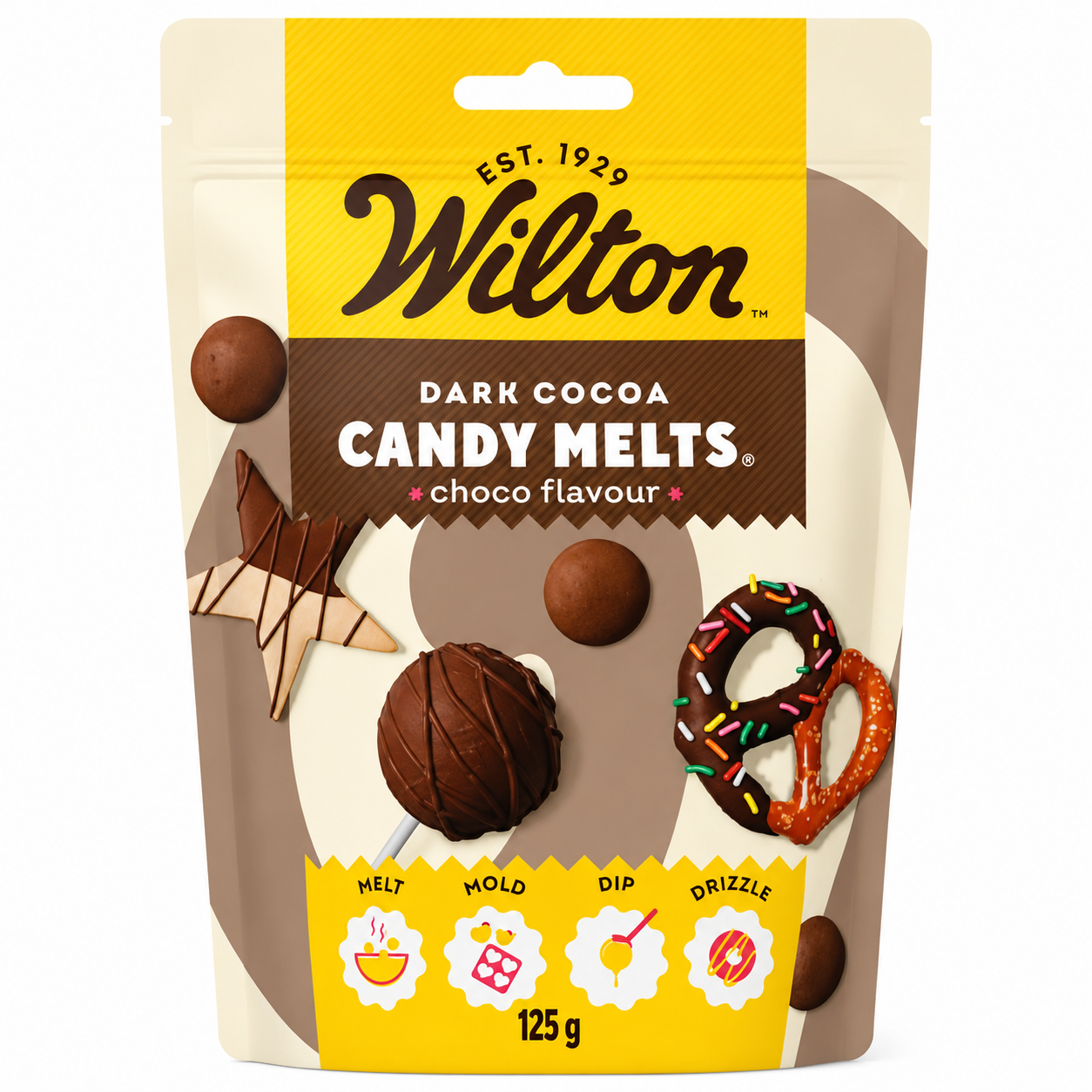 Wilton Candy Melts® 125g - Donkere Cacao