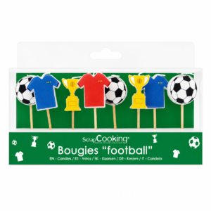 Voetbal Kaarsjes 8 stuks