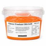 Glaceer Fondant Oranje - 500 g