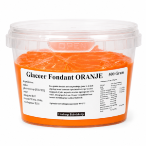 Glaceer Fondant Oranje - 500 g